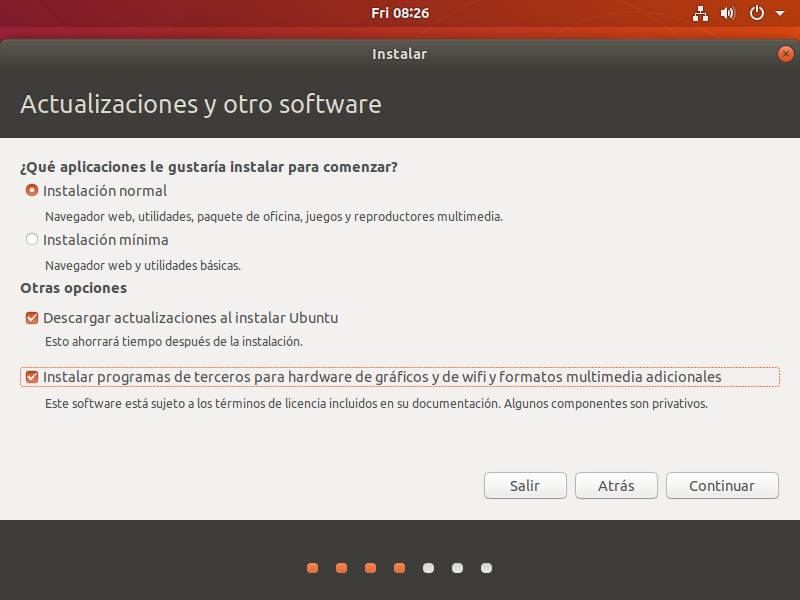 Configuración del sistema Ubuntu Linux