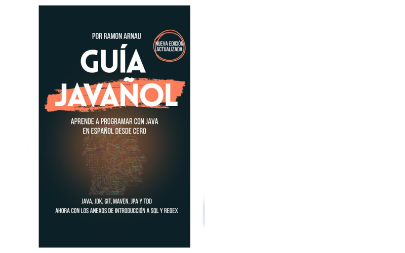 Portada del libro Javañol - Guía de programación Java en español